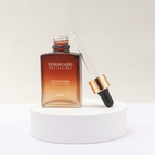 Rectangle Serum Glass Dropper Bottles For Essential Oil Perfume 1.01oz
