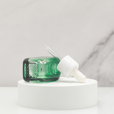 el dropper de cristal de la esencia 20ml del suero de pequeña capacidad del aceite embotella el empaquetado de Skincare