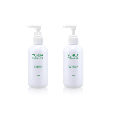 Empaquetado plástico de la crema de la loción de la impresión de pantalla de seda de la botella del dropper del verde de 120ML 150ml