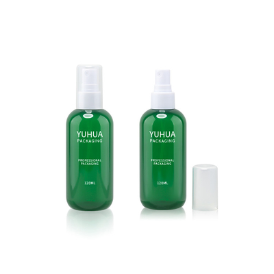 Empaquetado plástico de la crema de la loción de la impresión de pantalla de seda de la botella del dropper del verde de 120ML 150ml