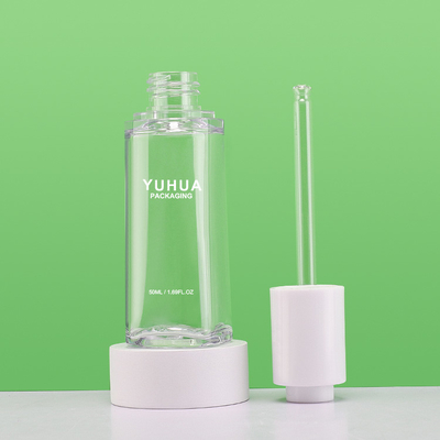 botella plástica de encargo del suero de 30ml 50ml PETG con el casquillo del dropper