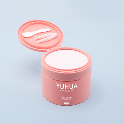 tarro del exfoliante corporal del envase de plástico 360G con el logotipo de encargo de la cucharada