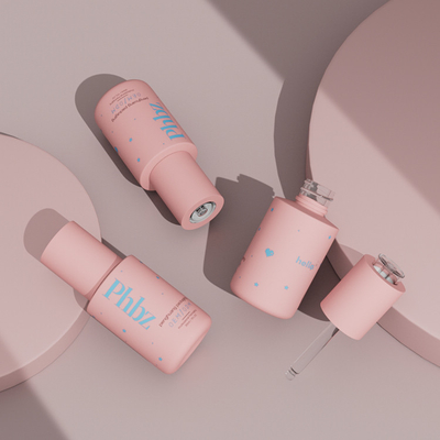 El dropper de lujo modificado para requisitos particulares del suero del logotipo 30ml embotella para el empaquetado de Skincare
