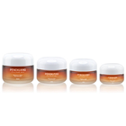 OEM Cream Glass Jars Luxury Cosmetic Packaging With Dome Cap