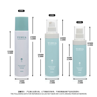 La botella amistosa de la bomba del espray de Eco del ANIMAL DOMÉSTICO vacío fijó el logotipo de encargo de 100Ml 120Ml 150Ml