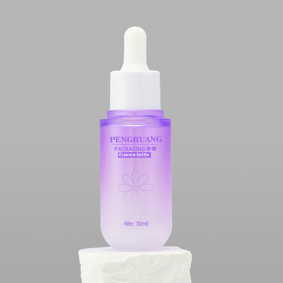 Botella modificada para requisitos particulares del dropper del suero del ANIMAL DOMÉSTICO del logotipo PETG para el empaquetado cosmético