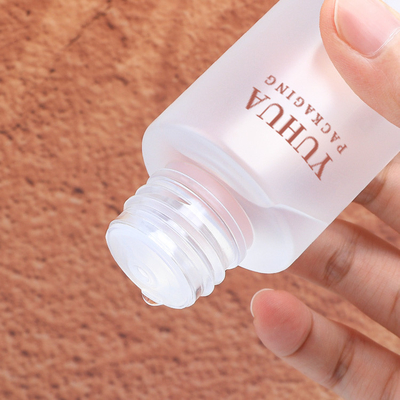 Botella cosmética plástica de la loción de la tinta 75ml del OEM que empaqueta para el cuidado personal
