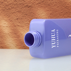 200ml Purple Plastic Toner Bottle With Press Pump For Hand Sanitizer