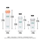 15ml Cylinder Plastic Packaging Bottles Customized Logo Cosmetic Plastic Flip Cap Bottle
