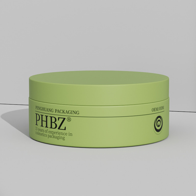 Logotipo personalizado 100G frascos de vidrio para la crema facial cuerpo de exfoliación máscara facial con tapa