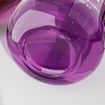 Logotipo personalizado Botellas de vidrio redondo vacío de 30 ml para aceite de suero