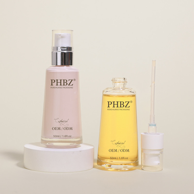 Envase de envasado de cosméticos 50 ml Botellas vacías de base líquida con tapa de bomba
