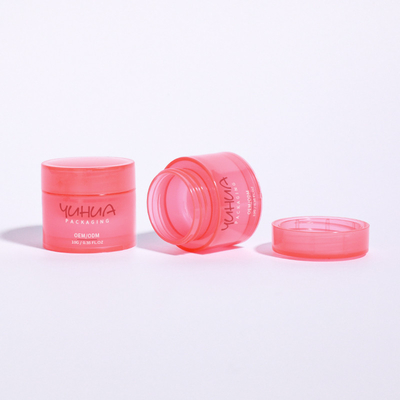 Jarrón de crema para ojos vacío 5g 10g 15g Contenedor de plástico para bálsamo labial con tapa