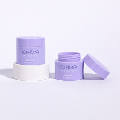 Jarrón de crema para ojos vacío 5g 10g 15g Contenedor de plástico para bálsamo labial con tapa