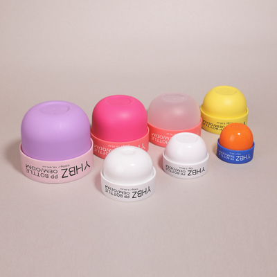Envases de crema de mantequilla al por mayor 50/75/100/150/200/300/500 g Contenedores para exfoliantes de boca ancha y cuerpo redondo