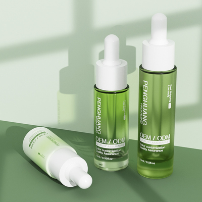 Botellas de goteador de suero para el cuidado de la piel 5ml 10ml 15ml Tamaño de muestra Botella de aceite para el cabello