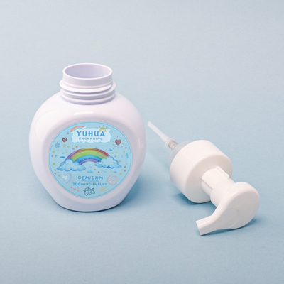 Botella de bomba de espuma ecológica 300 ml Botella de plástico para limpieza facial