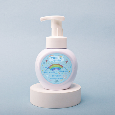 Botella de bomba de espuma ecológica 300 ml Botella de plástico para limpieza facial