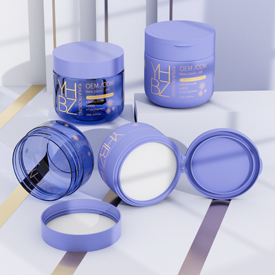 100g 200g Jarras de embalaje de plástico Ecológico Cosmético Jar de plástico con tapa