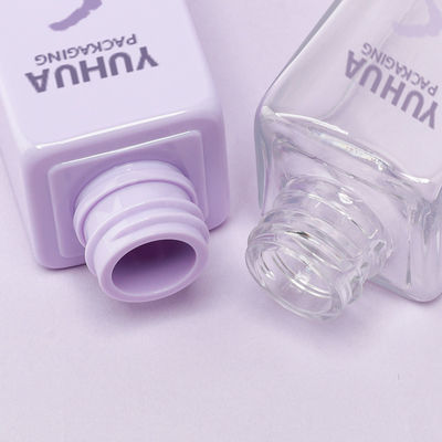 Botella cuentagotas cuadrada de plástico con logotipo personalizado, botella de suero de aceite esencial para el cuidado de la piel con logotipo personalizado