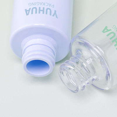 Impresión del logotipo Botellas de goteador de suero PET de 50 ml para aceites esenciales y cuidado de la piel