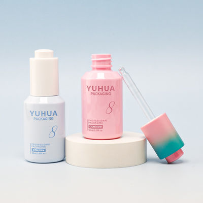 Botella redonda de suero de aceite con logotipo según los requisitos del cliente