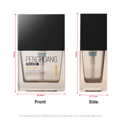 Envases de Cuidado de la Piel de Diseño Personalizado Transparentes y de 25 ml de Capacidad para Productos