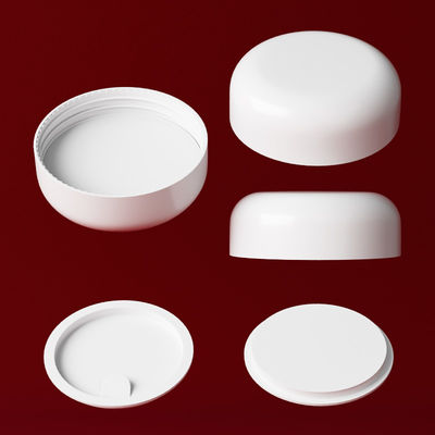 Tarro de crema de vidrio blanco/transparente/personalizado perfecto para tu línea de cuidado de la piel de lujo