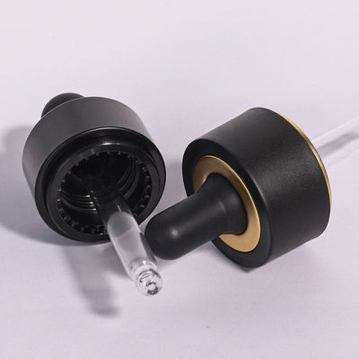 Botella de goteo de vidrio redonda de 30 ml Botella de suero de aceite diseñada para aceites esenciales para el cuidado de la piel y necesidades de envasado cosmético