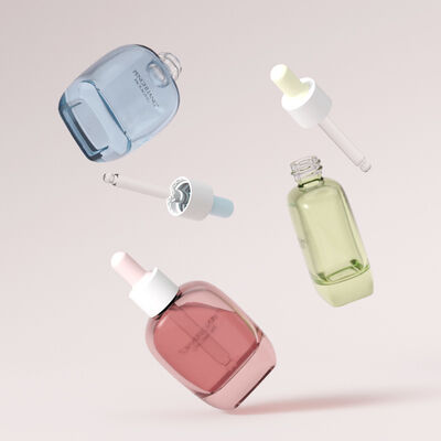 30ml Glass Serum Dropper Bottle oil serum bottle featuring Silk Screen Hot Stamping Labeling ideal for essential oils and skincare products