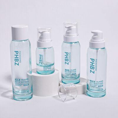 ODM OEM Aceptado Botella redonda de envasado de cosméticos de lujo adecuada para cremas de alta gama, sueros y otros productos esenciales de belleza