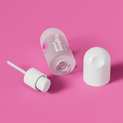 Botellas de base líquida con tapón de bomba de 30 ml, logotipo personalizado, embalaje cosmético profesional para productos de maquillaje líquido