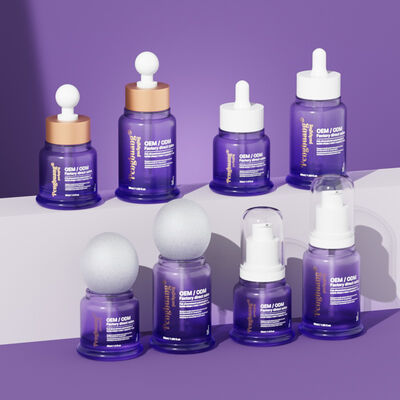 Se puede proporcionar una muestra gratuita de botella cuentagotas de vidrio de aceite de suero. Solución de embalaje para aceites esenciales, sueros y líquidos cosméticos