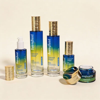 Custom logo Plastic Packaging Bottles with multiple sizes and printing options designed for cosmetic packaging applications