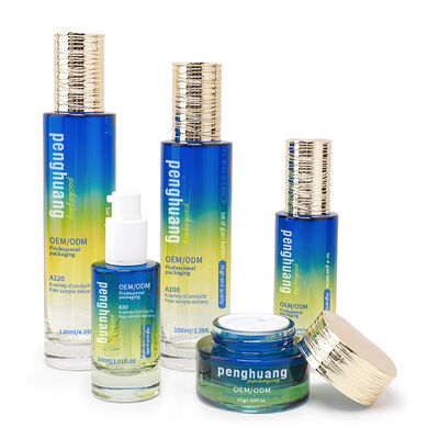 Set de Empaques Cosméticos Recubiertos Soluciones de Empaque Redondo Personalizado que Brindan Presentación Elegante y Protección para Cosméticos