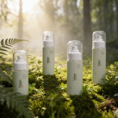 Custom Logo Plastic Packaging Bottles in Various Sizes with Spill Prevention for Cosmetic Use