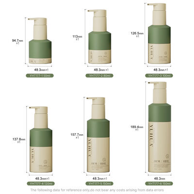 Botella pulverizadora compacta y de plástico, perfecta para lociones cosméticas, cremas, sérums capilares y aceites, con cierre seguro de tapón de rosca