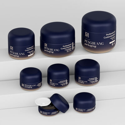 Frascos de vidrio crema, una elegante solución de embalaje para productos cosméticos con tapas de rosca seguras, ideales para cremas y lociones de belleza