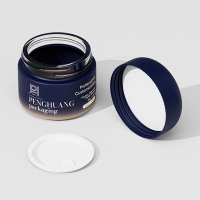 Frascos de vidrio crema, una elegante solución de embalaje para productos cosméticos con tapas de rosca seguras, ideales para cremas y lociones de belleza