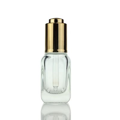 Frasco de suero para el rostro gotero de vidrio Cosmético de pestañas botella de suero de 30 ml proveedor de maquillaje para el aceite S028