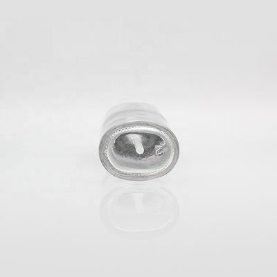 botella de cristal de la fundación del polvo de la elipse vacía 35ml para el OEM de empaquetado cosmético del maquillaje de Liquied