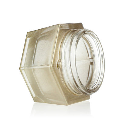 Tarro cosmético de lujo 30g que empaqueta los tarros de cristal hexagonales de Skincare