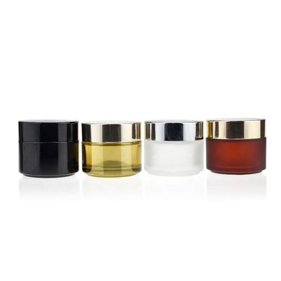 El cosmético de cristal negro reciclado impermeable 100g sacude soldado impreso de encargo