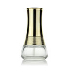 30ml 100ml 120ml Cosmetic Container Packaging Clear Glass With Gold Cap