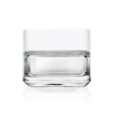 Los envases cosméticos vacíos del vidrio 50ml 100ml 120ml bombean el casquillo y el tapón de tuerca del espray