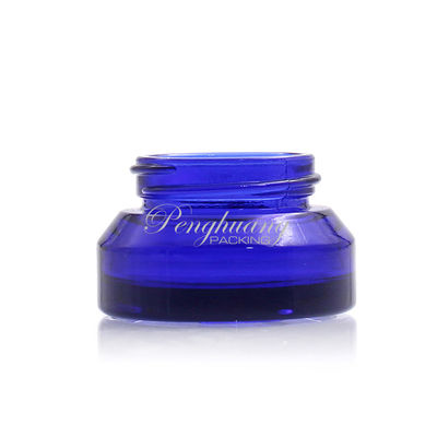 15ml - tarro de cristal de cristal de la crema de la botella 15g 30g 50g del azul de cobalto 200ml