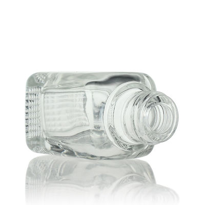 Frasco de suero para el rostro gotero de vidrio Cosmético de pestañas botella de suero de 30 ml proveedor de maquillaje para el aceite S028
