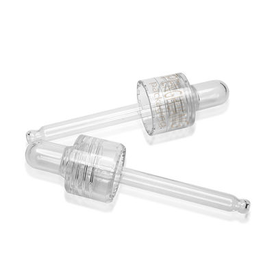 botella de vidrio transparente del dropper para el suero 30ml