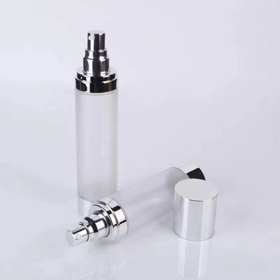 botella de vacío privada de aire de 15ml 30ml con Flip Top Cap