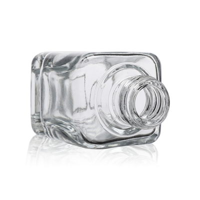 botellas claras del suero del cristal de botellas del dropper del suero de 40ml 60ml con el tapón de tuerca